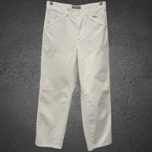 Everlane Off-White Carpenter Pants Clean Girl, Minimalist, Workwear Chic Utility